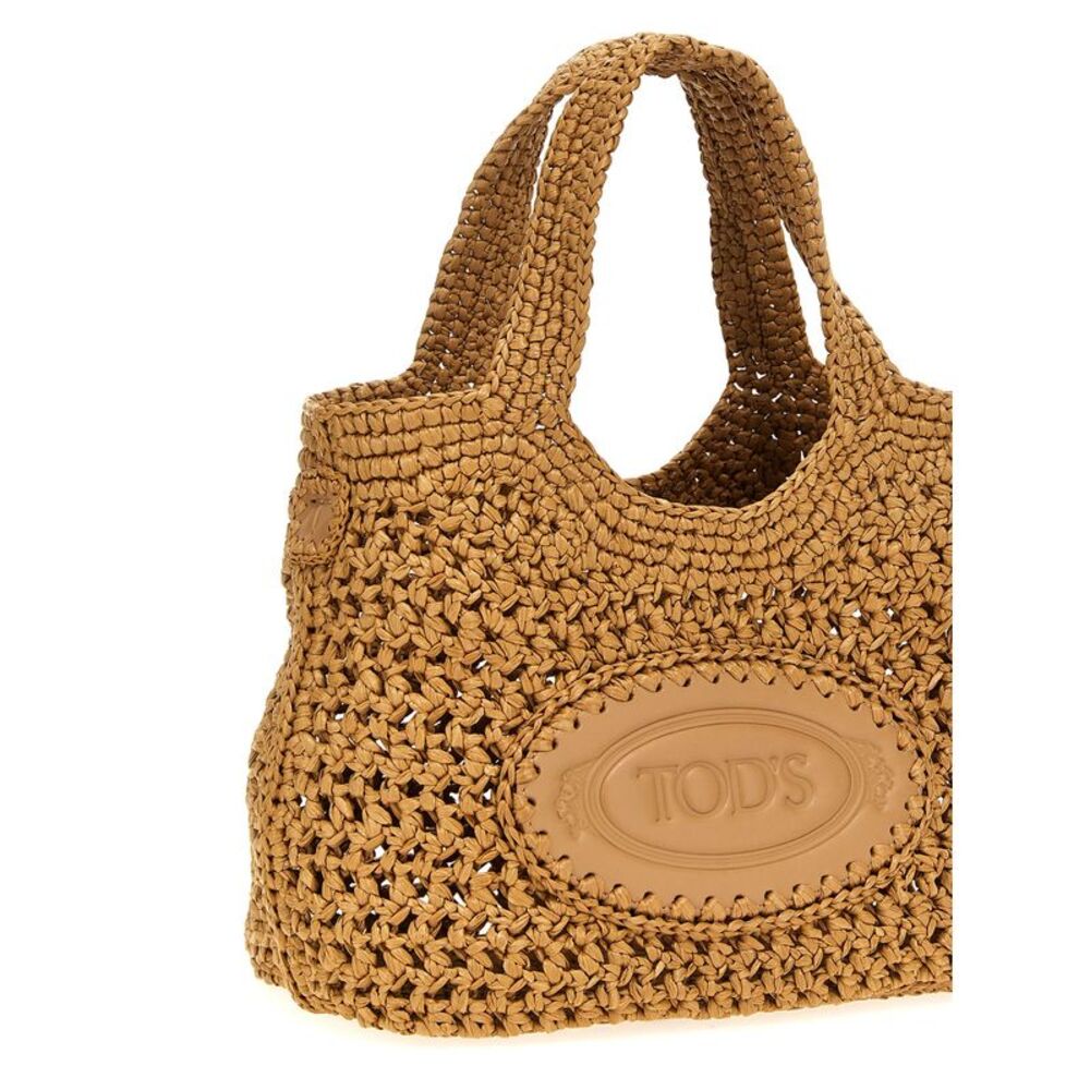 Tod's Women's Small Raffia Shopping Bag - Picture 3 of 4